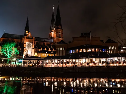 Uppsala saluhall - By night
